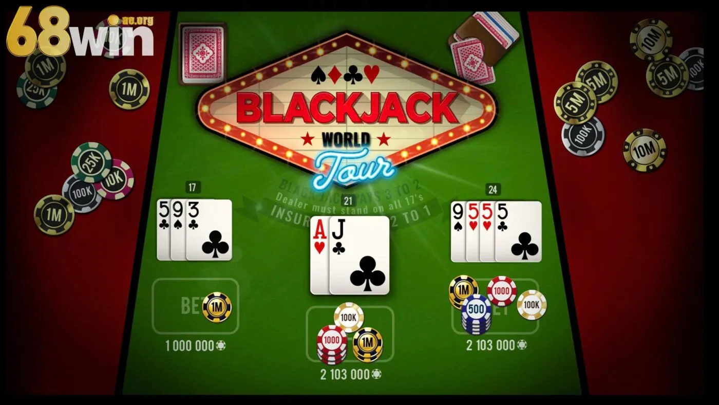 Tìm hiểu về blackjack 68win